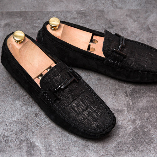 Casual Shoes Men's Peas Shoes Driving Low-Top Flat Shoes