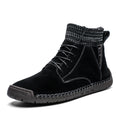 High-top British style retro ankle boots