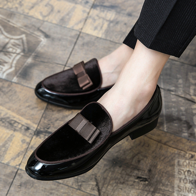 Pointed Casual Leather Shoes Men's Shoes