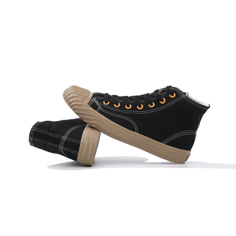 High Top Versatile White Shoes Male