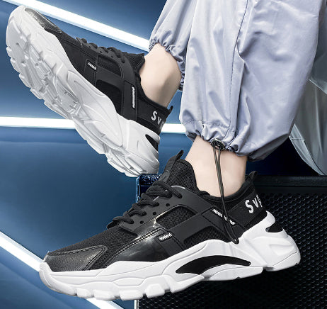 Male Lace-up Men Sneakers Man Non Slip Comfortable Casual Shoes