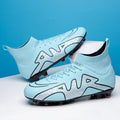 High-top Soccer Shoes Male Teenagers Broken Nail Tf Long Nail Ag Student Sports Competition Training Shoes