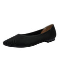 Summer New Flying Woven Princess Soft Bottom Pointed Toe Shallow Mouth Female Versatile Single-layer Shoes